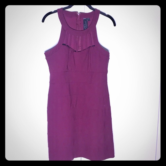 Trixxi Wine Colored Cocktail Dress - Picture 1 of 4